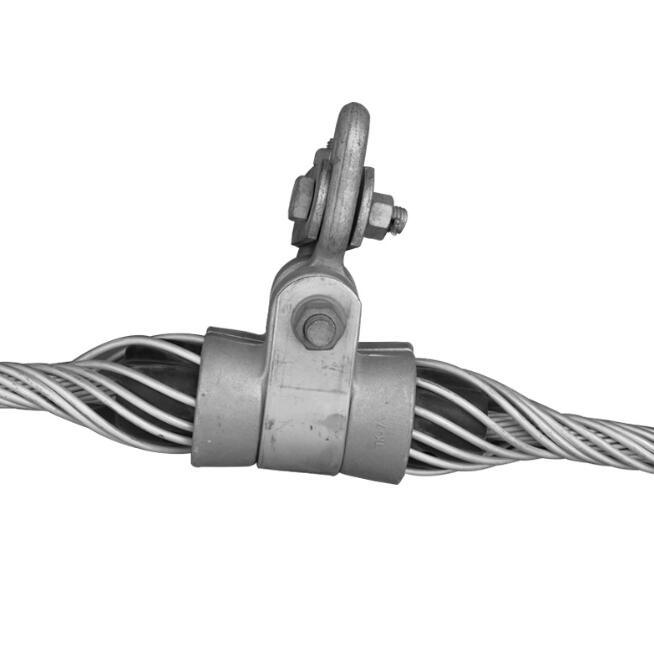 
                Raccord de puissance de colliers de suspension de câble à fibre optique en tête OxyOpgw/ADSS Pour poteau/tour
            