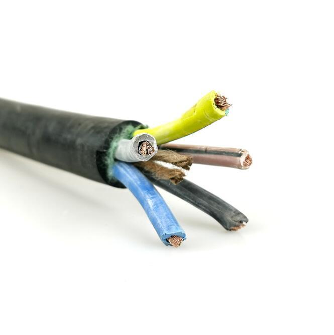Yq/Yqw/Yz/Yzw/Yc/Ycw 450/750V 0.3-150mm2 2-5cores Waterproof Flame-Retardant Rubber Sheathed Power Cable and Wires