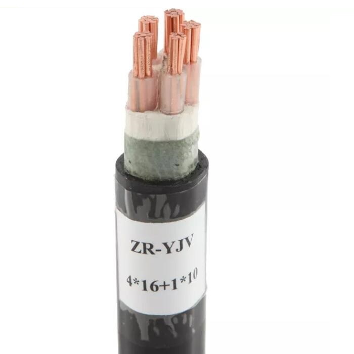 
                ZR-Yjv 0.6/1kv 1.5-400mm2 1-5 núcleo retardante de chamas de baixa tensão com ligação cruzada Cabo de alimentação de núcleo de cobre XLPE
            
