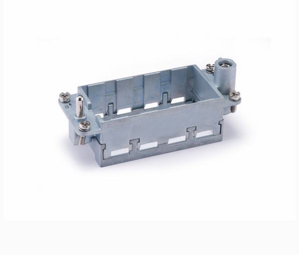 09140160303 Size 16b Zinc Hinged Frame for 4 Module Heavy Duty Connector Frame