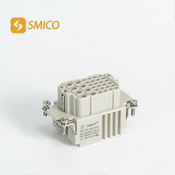 China 
                        09380323101 Heavy Duty Power Connectors Female Insert Han 10b Crimp Terminal 8/24 POS
                      manufacture and supplier