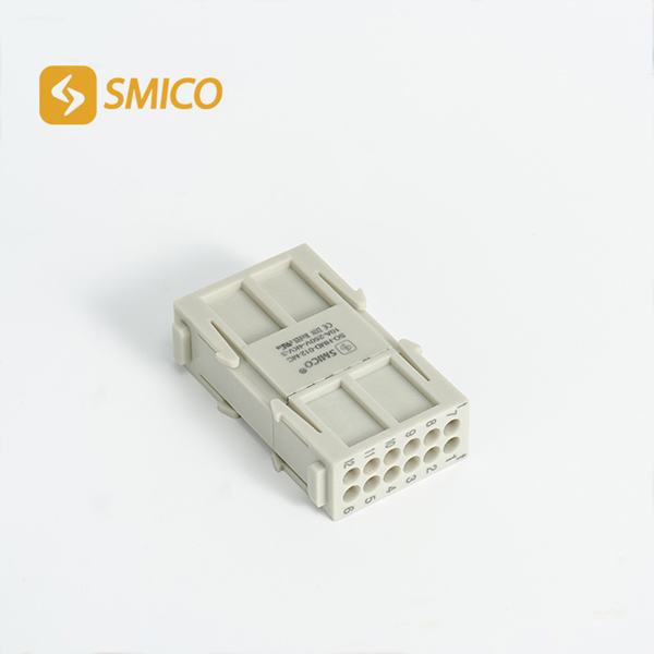 China 
                                 12pino Han Dd Ficha modular conector impermeável Pesado Harting semelhantes 09140123001                              fabricação e fornecedor