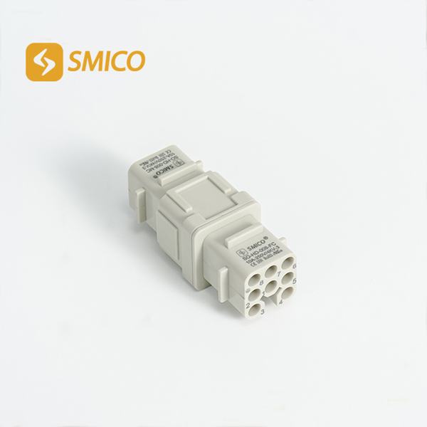 8pin Crimp Terminal Female Male Heavy Duty Connector with Crimp Contacts