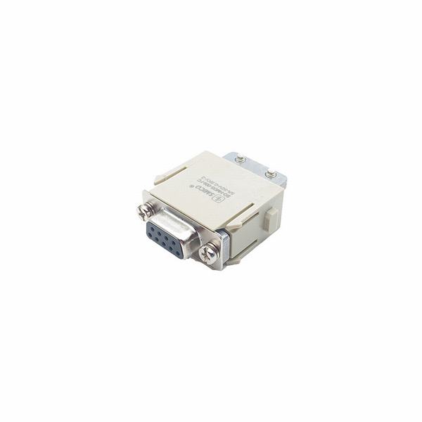Electrical Harting Modular 9 Pin Connectors with Silver Plated Contacts Heavy Duty Connector 09140093101
