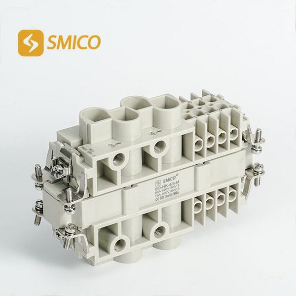 China 
                        HK-4-8-M/F Multi Pins 80/16A Automation IP65 Screw Type Heavy Duty Connector
                      manufacture and supplier