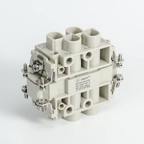 China 
                        HK 80A 16A 400V/830V Power Signal Heavy Duty Military Connector
                      manufacture and supplier