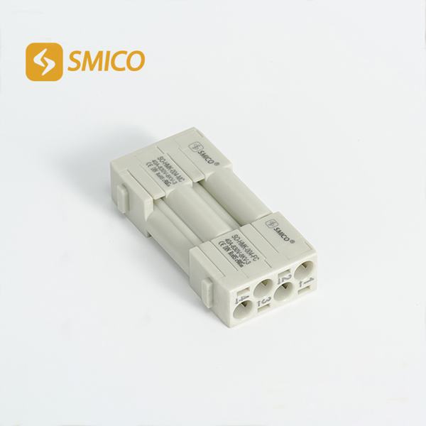 China 
                                 Han Cc Conector de cravar Modular Connecor Pesado Harting semelhantes 09140043141                              fabricação e fornecedor
