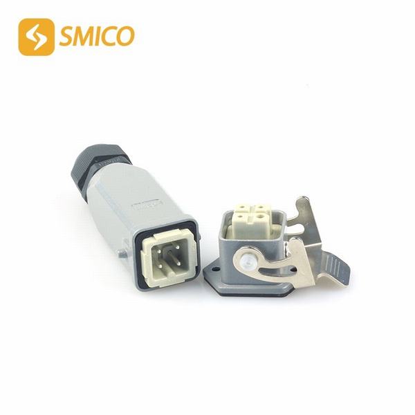 China 
                        Heavy Duty Connector Ha-003 Male Female 4pin Automotive Screw Power Type
                      manufacture and supplier