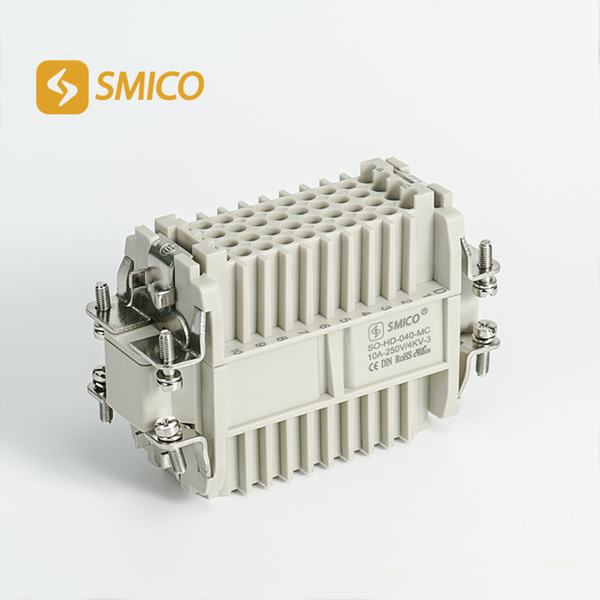 Heavy Duty Connector with 40pin Crimp Contacts for Distribution Box