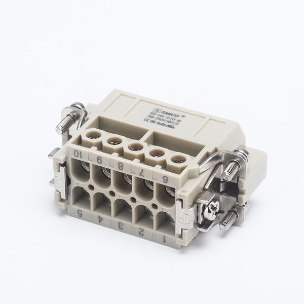 Heavy Duty Connector with Male Insert 10pins Heavy Duty Rectangular Connectors