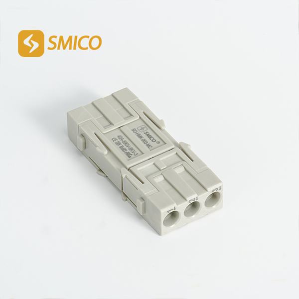 China 
                                 Hm modular de 3 pinos do conector de serviço pesado de cravar Harting semelhantes 09140033001                              fabricação e fornecedor