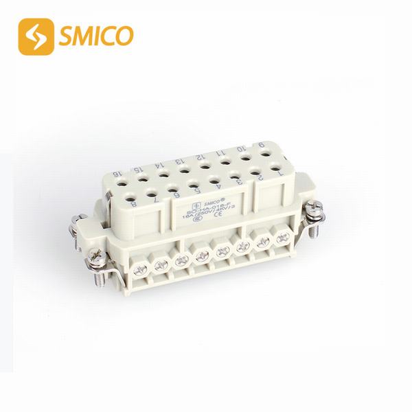 China 
                        Industrial Plug Socket HA-016-F/M 16pins Industrial Plug Socket Screw Terminal Heavy-Duty Connector
                      manufacture and supplier