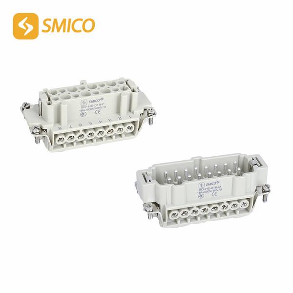 China 
                        SO-HE-016-M/F 16pins 16holes Industrial Plug Socket Heavy-Duty Connector
                      manufacture and supplier