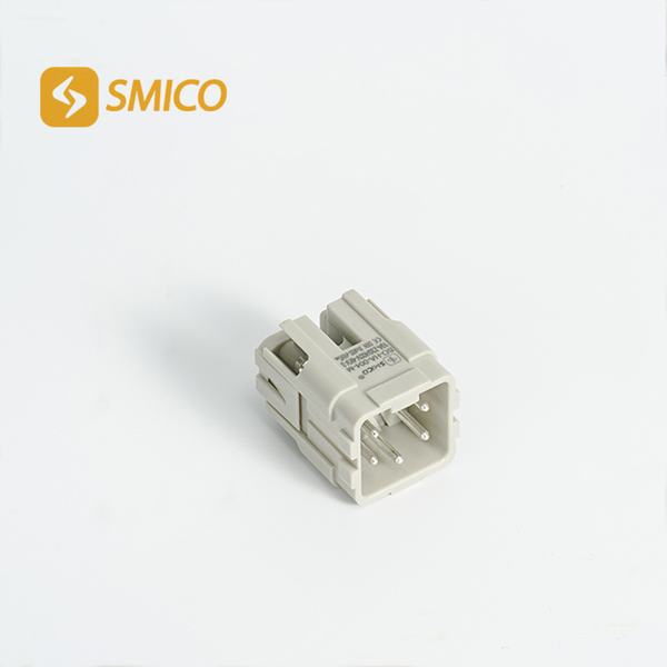 
                                 Smico 4 Pin Ha-004 Heavy Duty Conector eléctrico de la automatización industrial a prueba de agua de terminales de tornillo de conexión                            