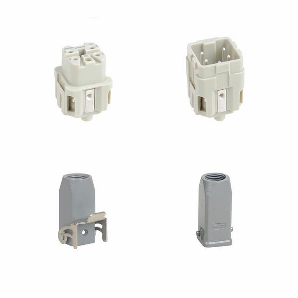 China 
                        Smico 4 Pin Phoenix Waterproof Heavy Duty Connector Cable Terminal Connector with Hood and Housing
                      manufacture and supplier