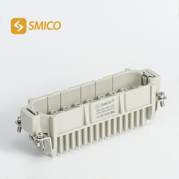 China 
                                 64 de terminal de crimpado Smico pasador rectangular conectores impermeables (HD-064)                              fabricante y proveedor