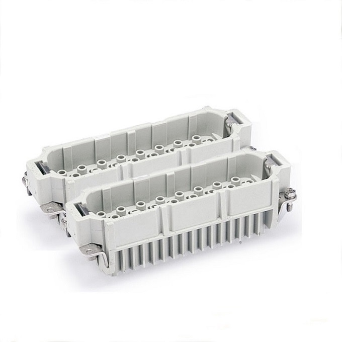 China 
                        Smico HD Series Rectangular Heavy Duty Connector HD-128-Mc Male Insert 128 Pins 250V 10A Crimp Terminal IP65 Waterproof Car Robot Connectors Industrial Plug
                      manufacture and supplier