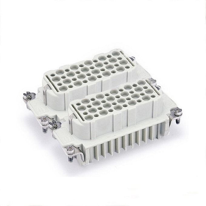 China 
                        Smico IP65 Rectangular Heavy Duty Connector HD-080-FC Female Insert 250V 10A 80pins Crimp Terminal Plug Socket
                      manufacture and supplier