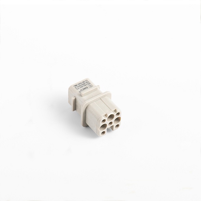 China 
                        Smico Rectangular Heavy Duty Connector So-HD-007-FC Female Insert 10A 7pins Crimp Terminal Connectors
                      manufacture and supplier