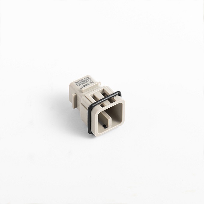 China 
                                 Smico rechteckiger Steckverbinder für hohe Beanspruchung, so-HD-007-Mc, Stifteinsatz 10A 7pins Crimpanschluss-Steckverbinder                              Herstellung und Lieferant