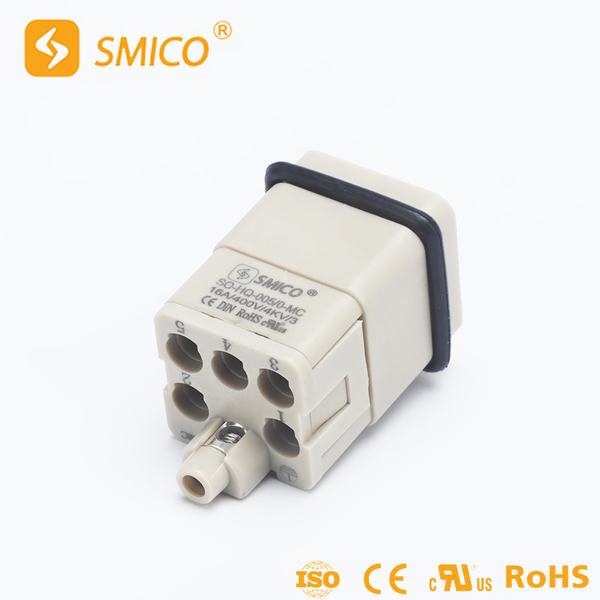 So-Hq-005/0-Mc Male Insert Cold Pressing Waterproof Heavy Duty Connector