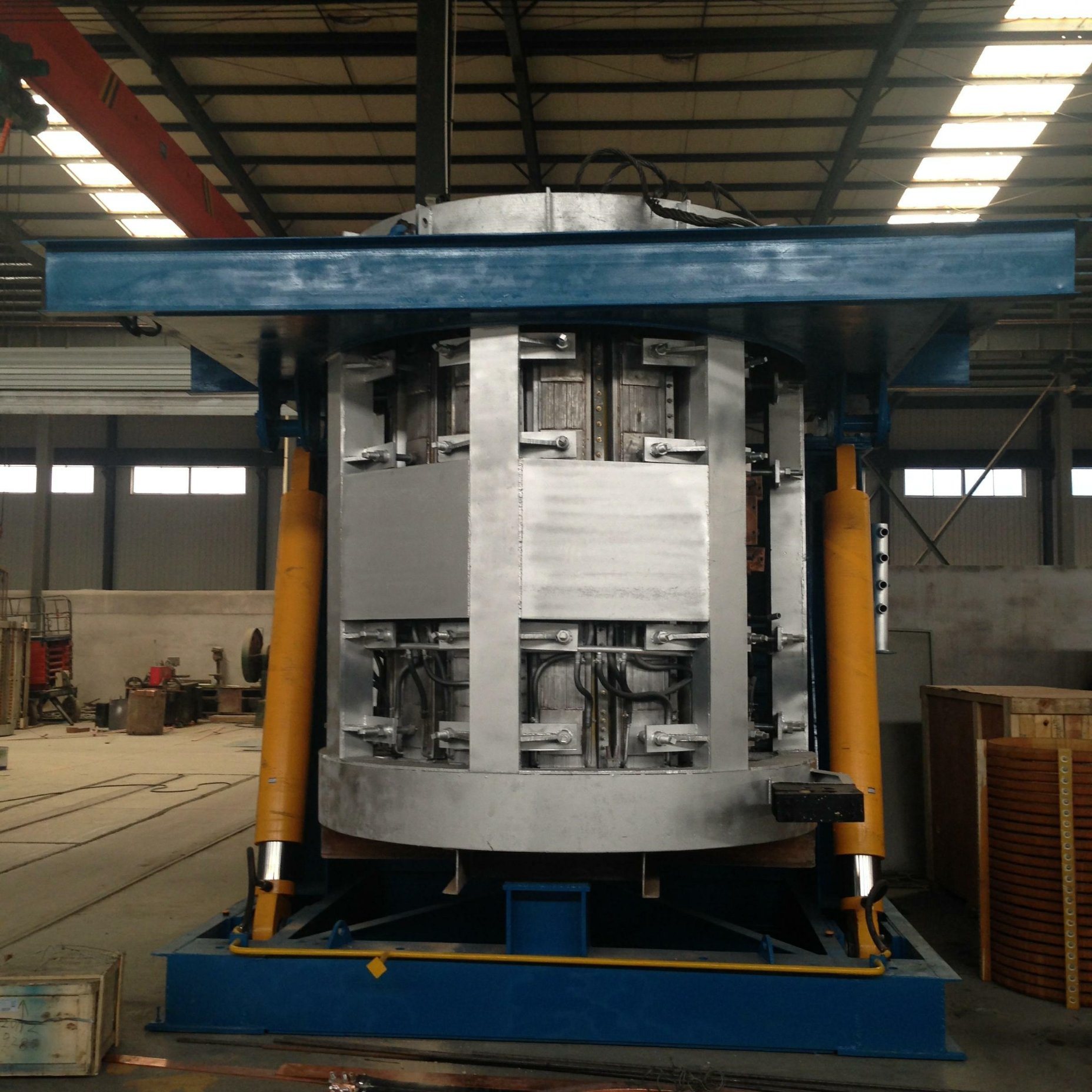 
                20t Medium Frequency Induction Melting Furnace for Copper and Aluminum
            