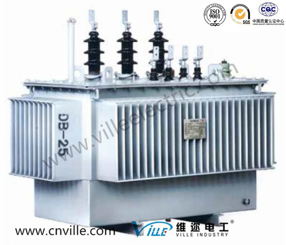 50kVA 3150V 4X2.5% Three Phase Distribution Transformers with Natural Cooling Hermetically Sealed Transformer