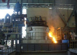 China 
                Forno de arco elétrico EAF para aço de silício de carboneto de cálcio de 100 toneladas Fabrico de aço em fornos de arco
              fabricação e fornecedor