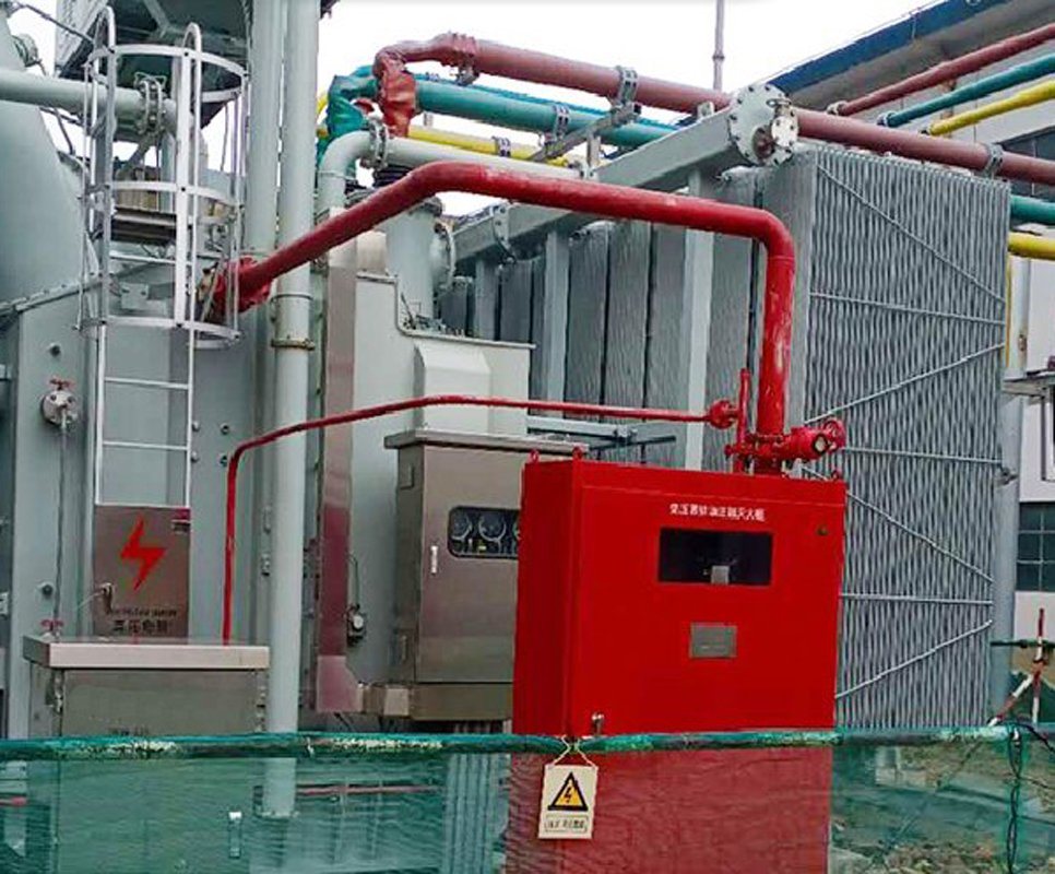Fire Extinguisher System for Transformer