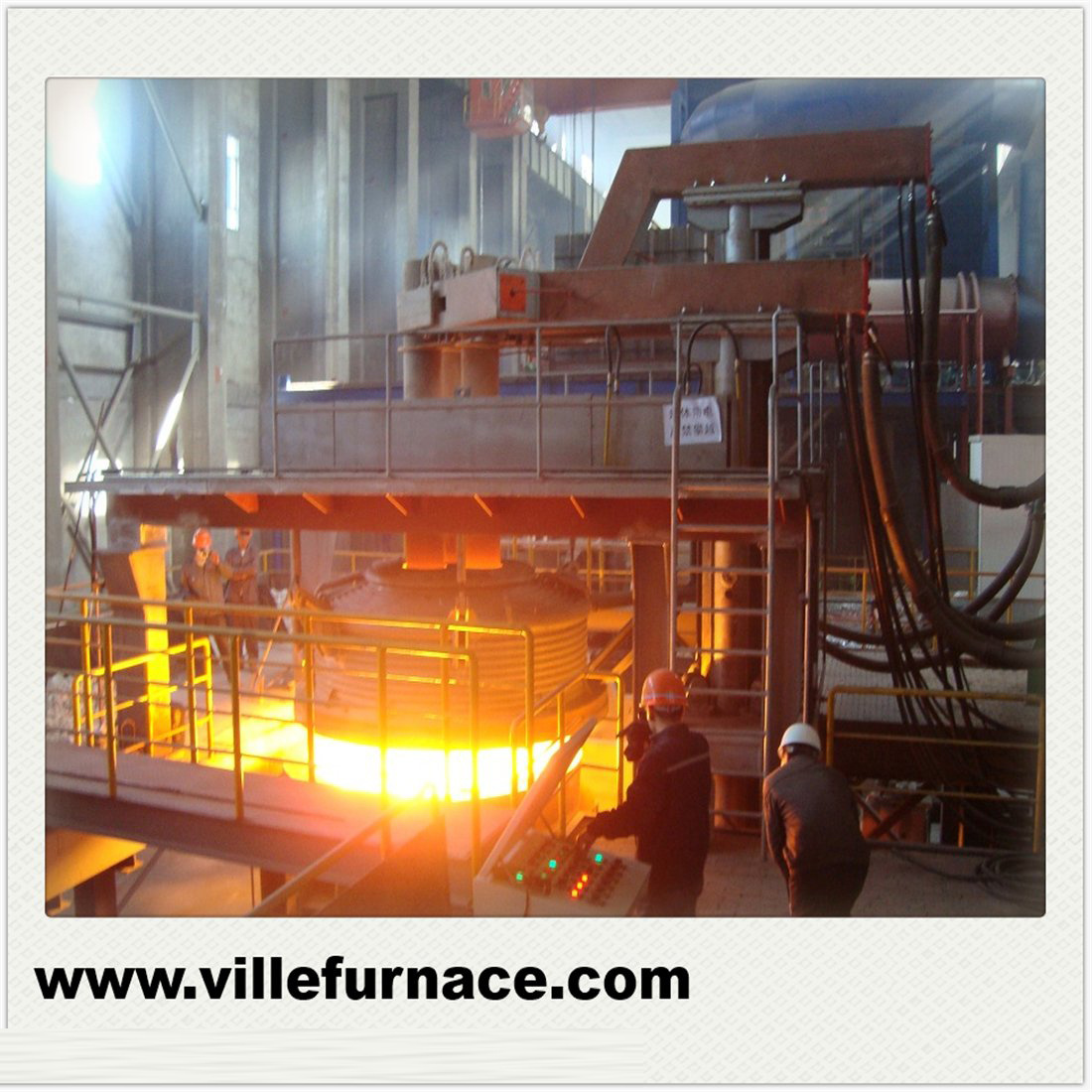 
                Horno de Refinación de ferroaleaciones Industrial Horno de arco eléctrico para planta de acero 100T Fabricación de hornos
            