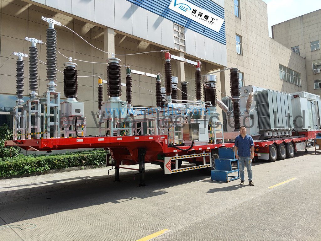 China 
                Mobile Unterstation 66/20 kV/0,4kv 10 MVA mit montiertem LKW beweglich Transformatorenstation mit 20kV GIS Metallgehäuse
              Herstellung und Lieferant
