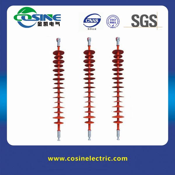 
                                 110kv 120KN Isolateur composite/ longue tige de suspension de l'isolant de chaîne                            