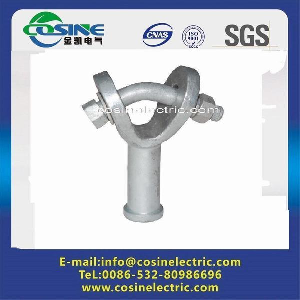 160kn Casting Steel Y-Clevis for Polymer/Composite Suspension Insulator