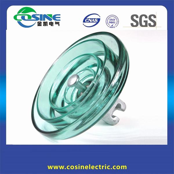 Chine 
                                 Suspension en verre isolant 160 kn/disque isolant en verre pour les lignes de transmission                              fabrication et fournisseur