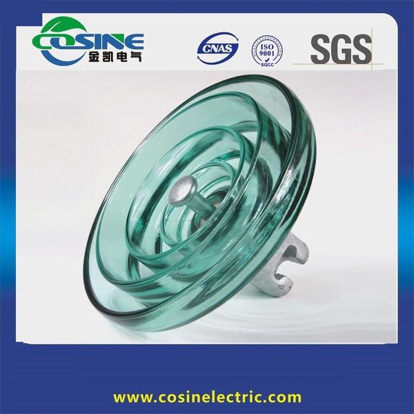 210kn Toughened Glass Insulator with Zinc Sleeve for 500kv