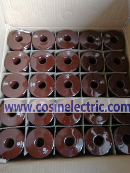 China 
                                 Isolador de carretel 53-2/ Isolador do binóculo de porcelana para baixa tensão                              fabricação e fornecedor