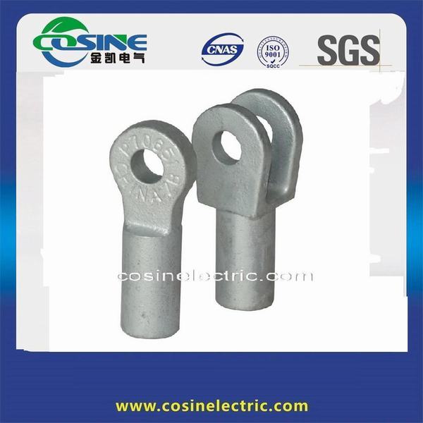 70kn 35kv Polymer Insulator Fitting Tongue and Clevis/Clevis and Tongue