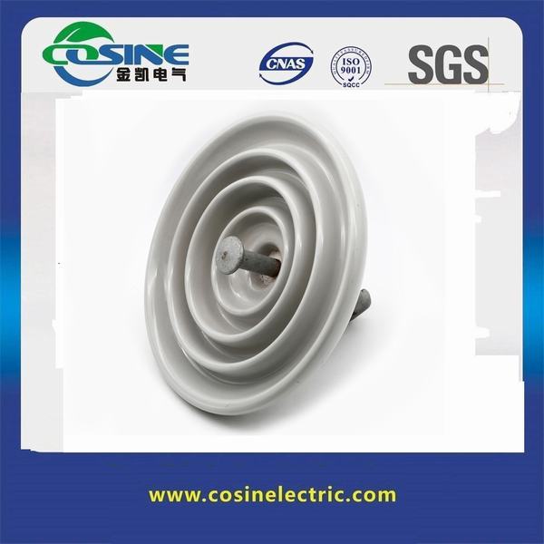 70kn ANSI 52-4 Overhead Line Disc Suspension Ceramic Insulator