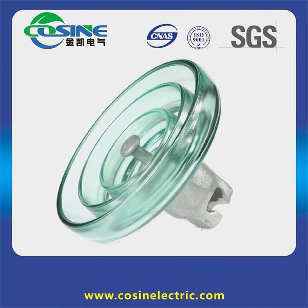 70kn to 210kn Glass Disc Type Suspension Insulator in Power Transmission