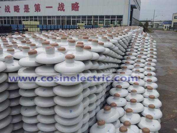 China 
                                 ANSI 52-1 Keramik Porzellan Suspension Isolator mit Kappe und Stift                              Herstellung und Lieferant