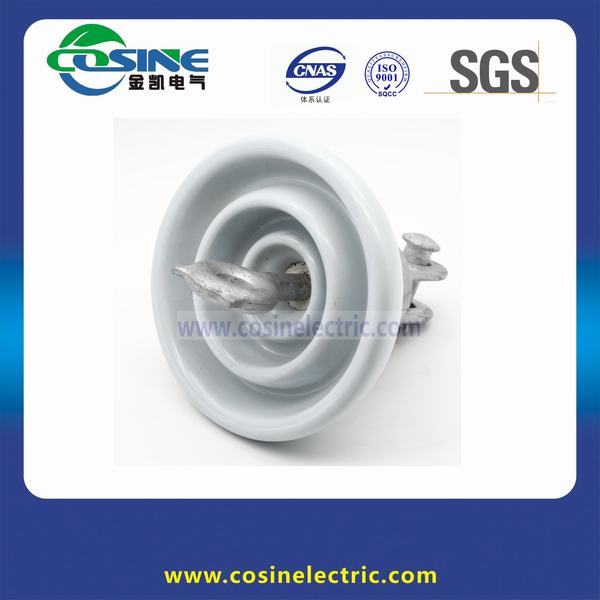 ANSI 52-9 Disc Suspension Porcelain Insulator for Electrical Line Insulation