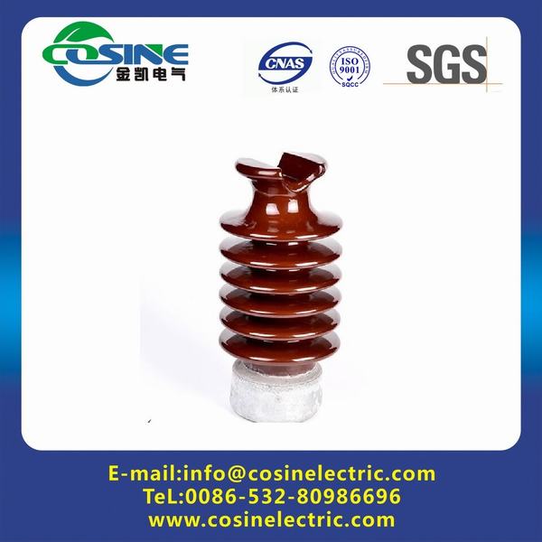 
                                 57-2 ANSI de cerámica/Porcelana de alta tensión de línea de transmisión eléctrica aislante Post                            