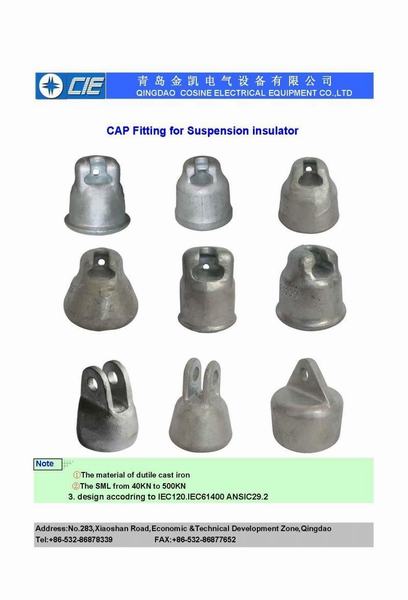 Clevis/ Socket Cap for Ceramic Glass Disc Insulator End Fitting (120KN)