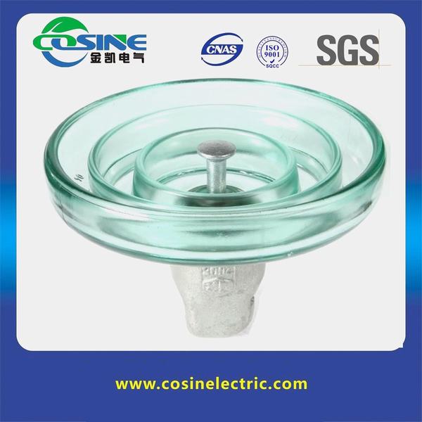 China 
                                 Isolador elétrico do vidro da suspensão de disco para linha de alta tensão                              fabricação e fornecedor