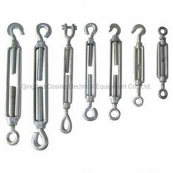 China 
                        European Type Hook Eye Galvanized Carbon Steel DIN1480 Turnbuckle
                      manufacture and supplier