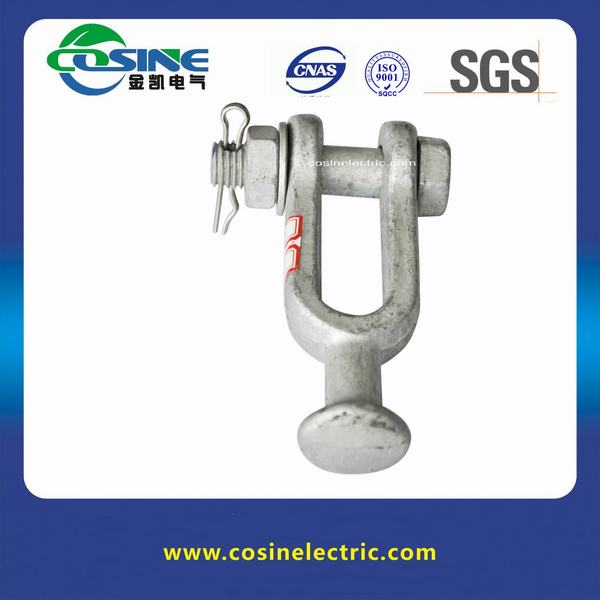 Galvanized Forged Electric Power Fitting Ball Clevis