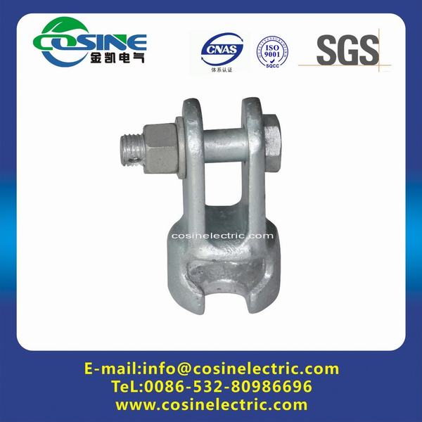 Galvanized Forged Steel Socket Clevis for Transmission/Overhead Line Fitting