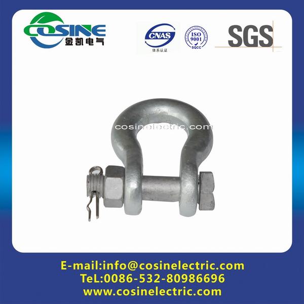 China 
                        Galvanized Shackle U Bolts for Transmission Line Fitting Hardware
                      manufacture and supplier