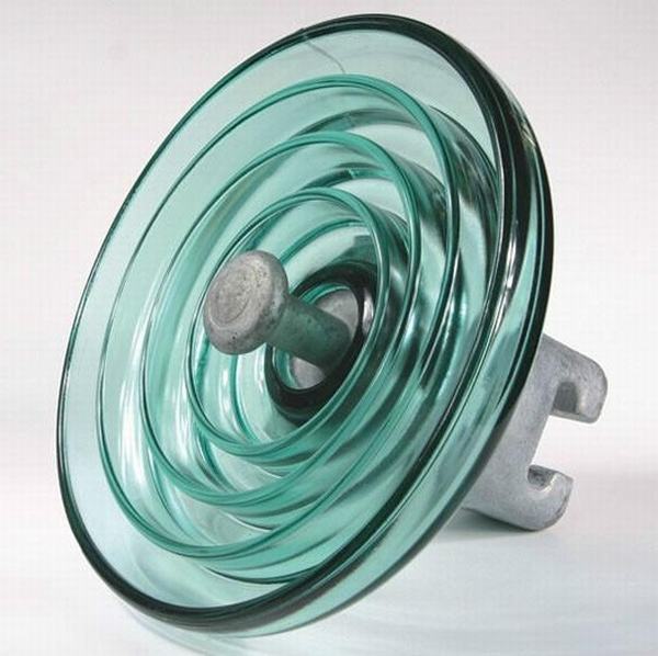 Glass Disc Suspension Insulator with Zinc Sleeve