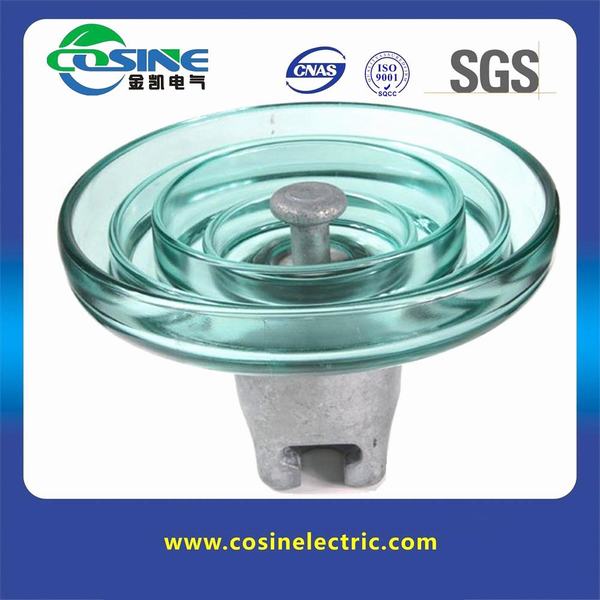 Glass Insulator with Zinc Sleeve for High Voltage Power Transmission